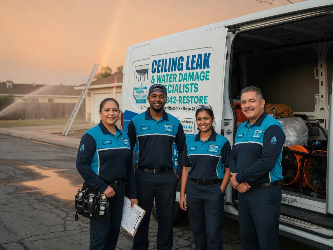 Ceiling Leak Cleanup company in Clements, CA